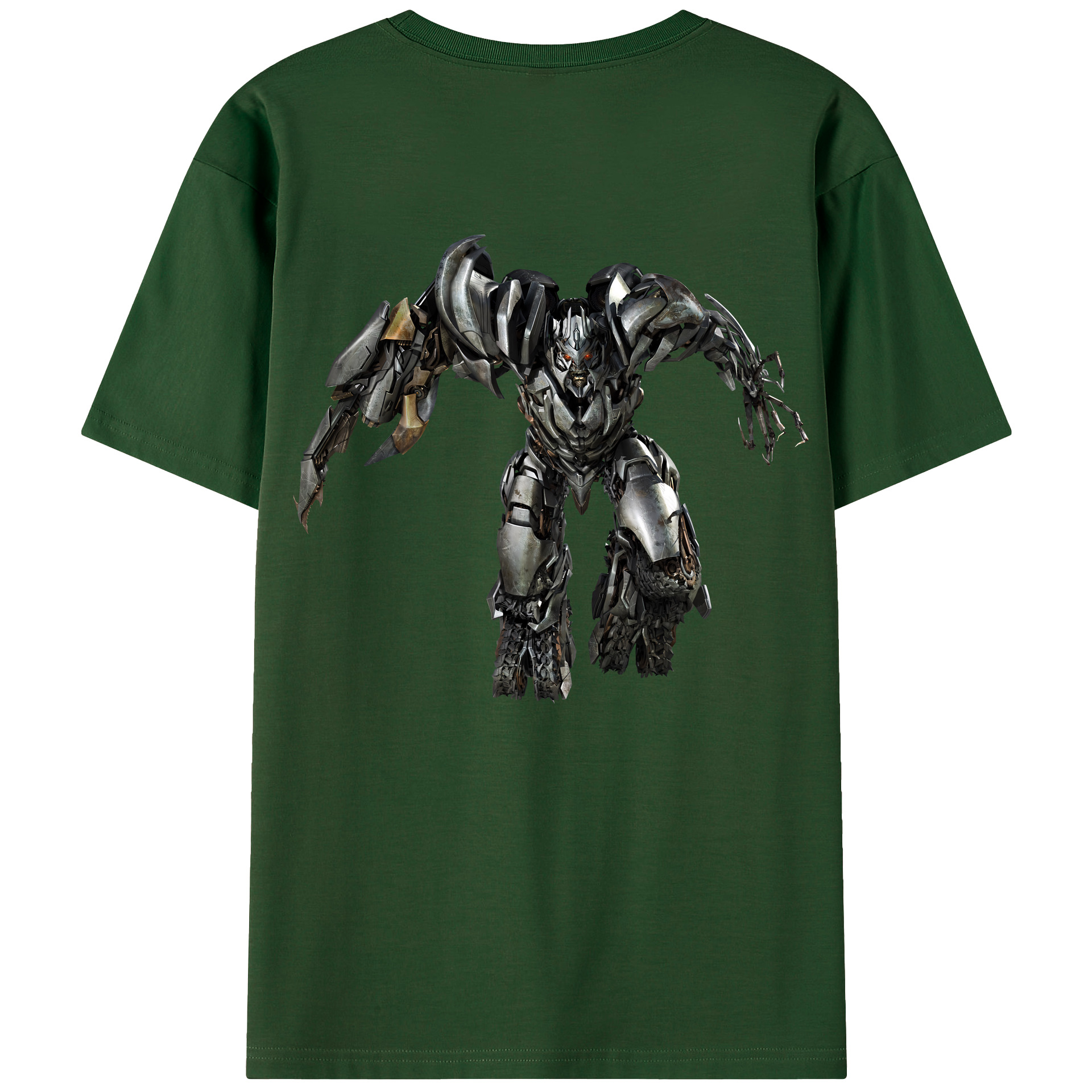 （画像用） Transformers トランスフォーマー 綿100％半袖Tシャツ（背面プリント）